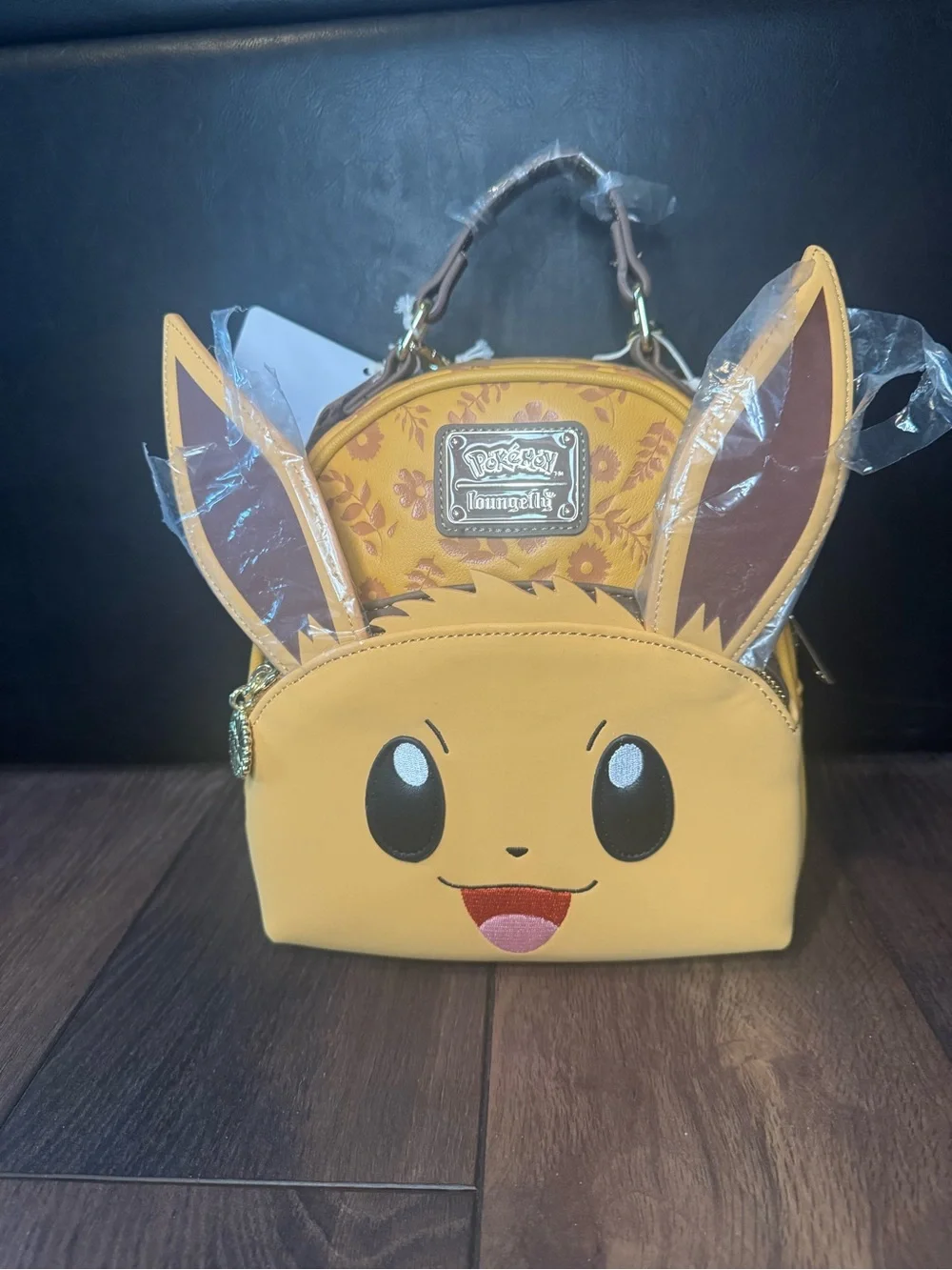 Loungefly Eevee Yellow Character Mini Crossbody Bag